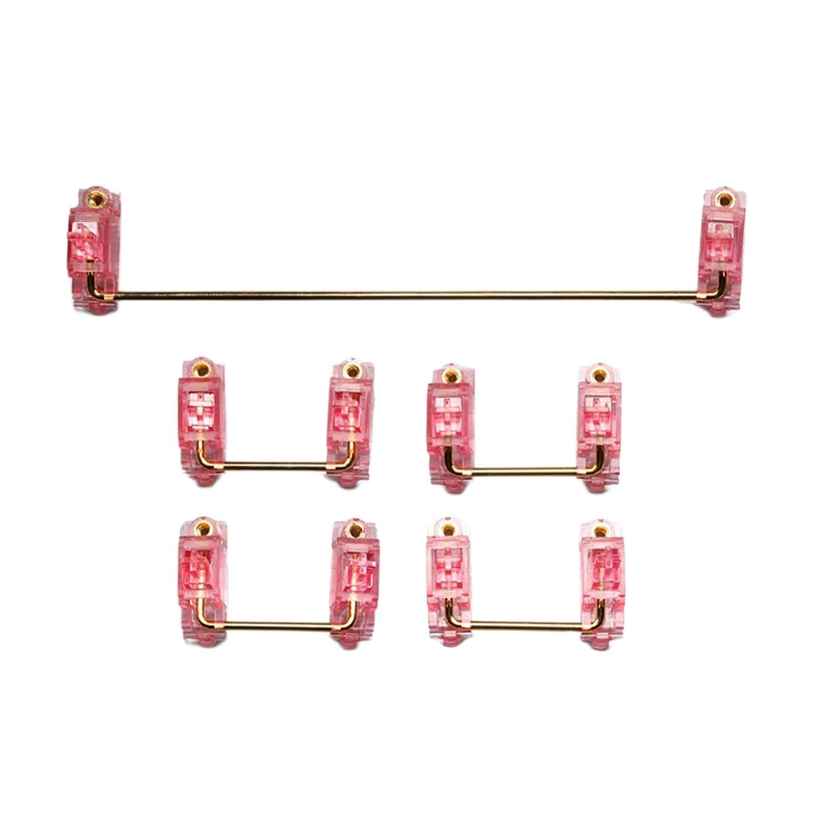 PCB Screw-in Stabilizers for Mechanical Keyboard pink 1 6.25u 4 2U
