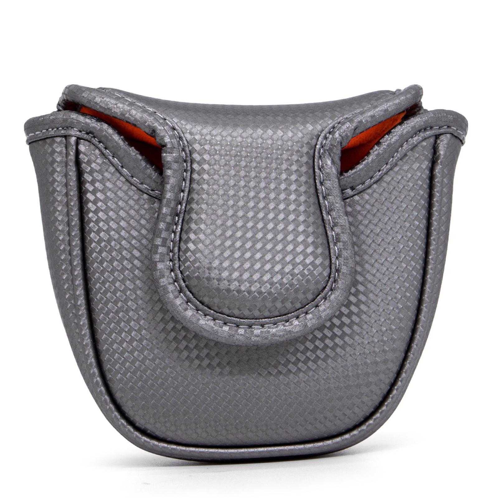 Golf Mallet Putter Head Cover Golf Club Headcover for Most Putter Gray