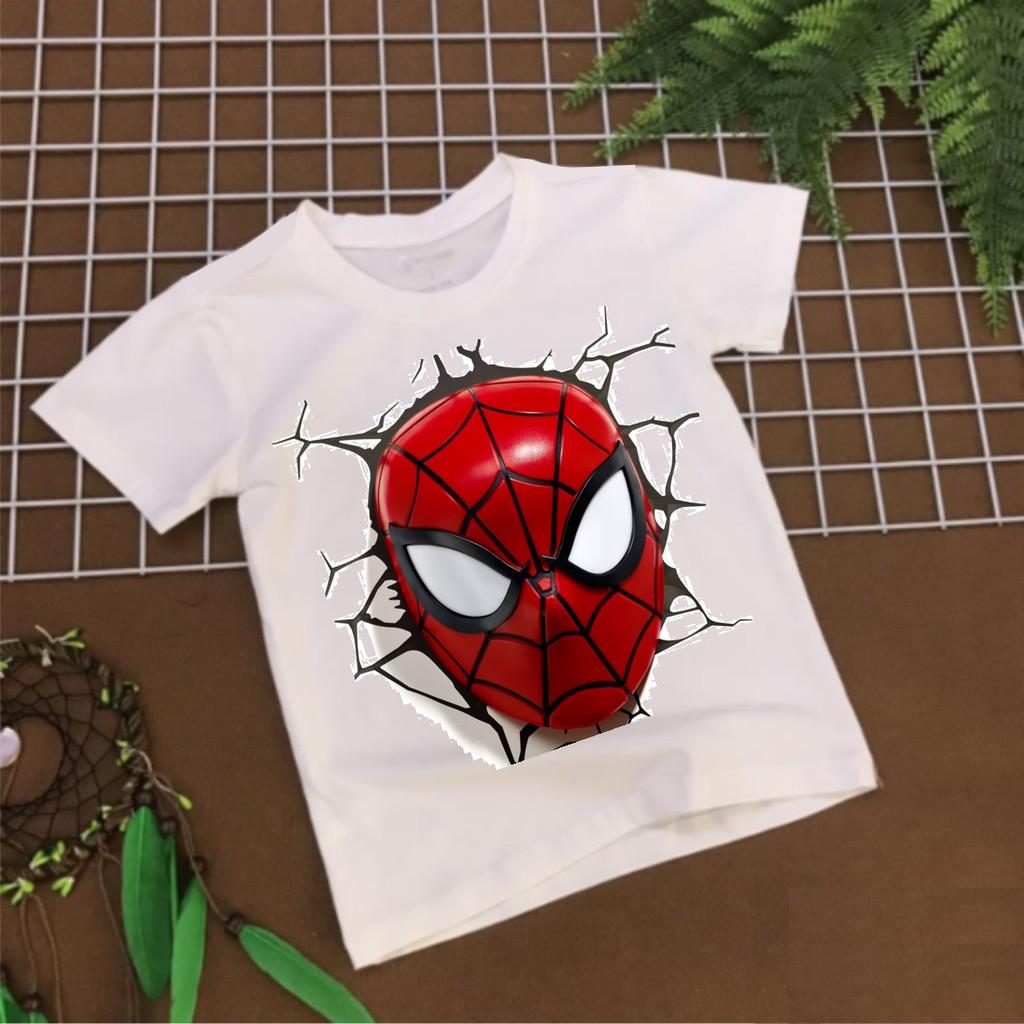 Áo Thun In Hình Người Nhện Spider Man Dành cho Trẻ em