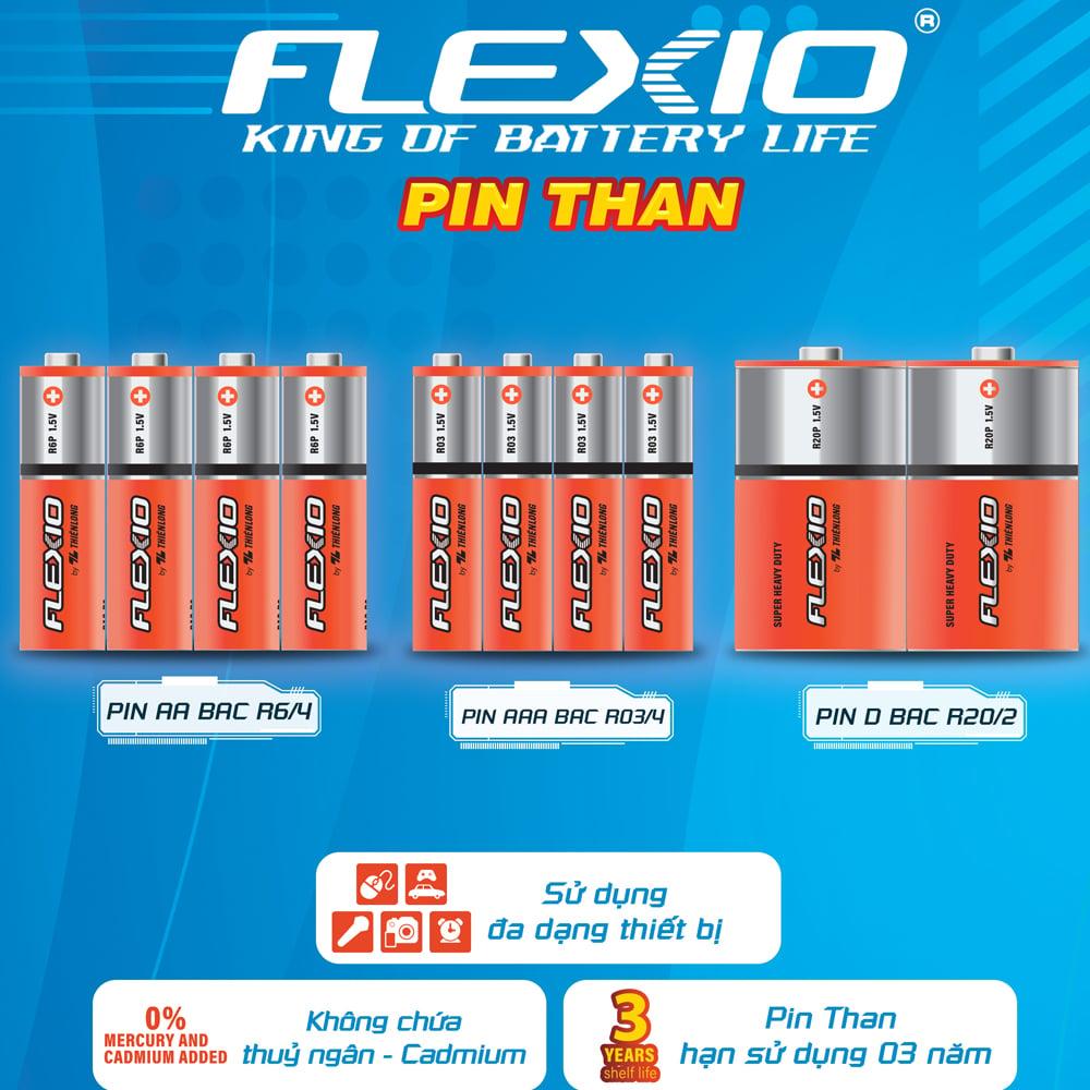 Pin đại D Thiên Long Flexio BAC-R20/2