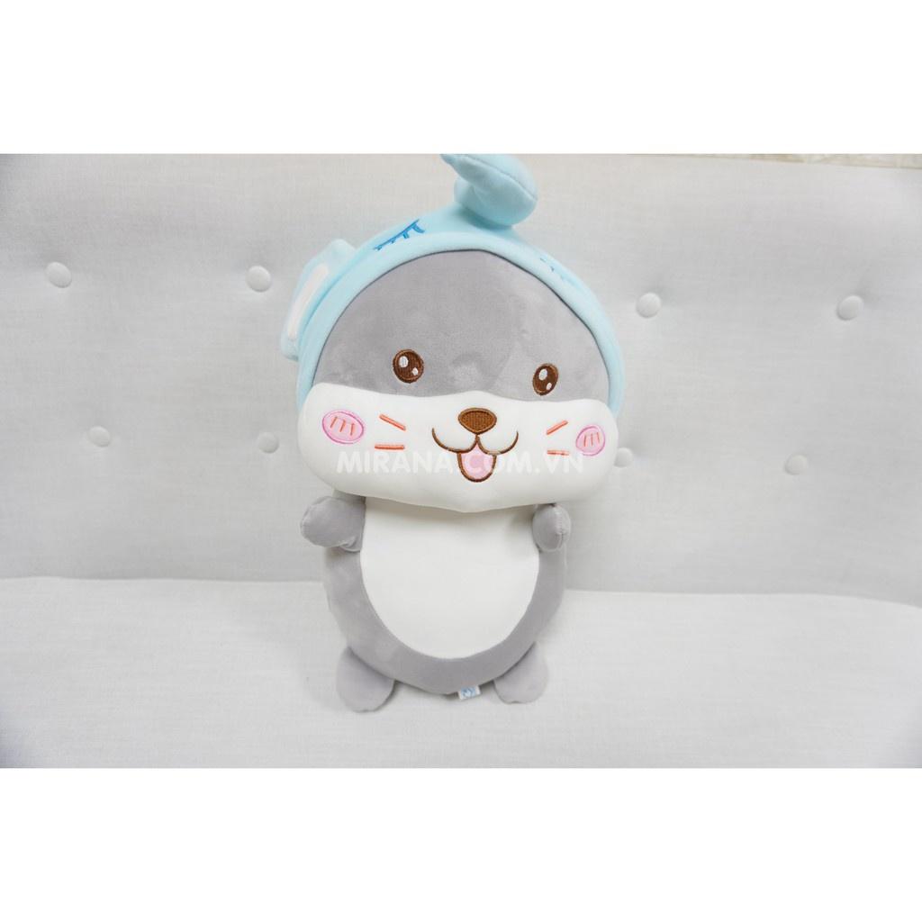 <Hàng Xưởng>Gấu Bông Chuột Hamster Đội Mũ Siêu Nhí Nhảnh - TB28