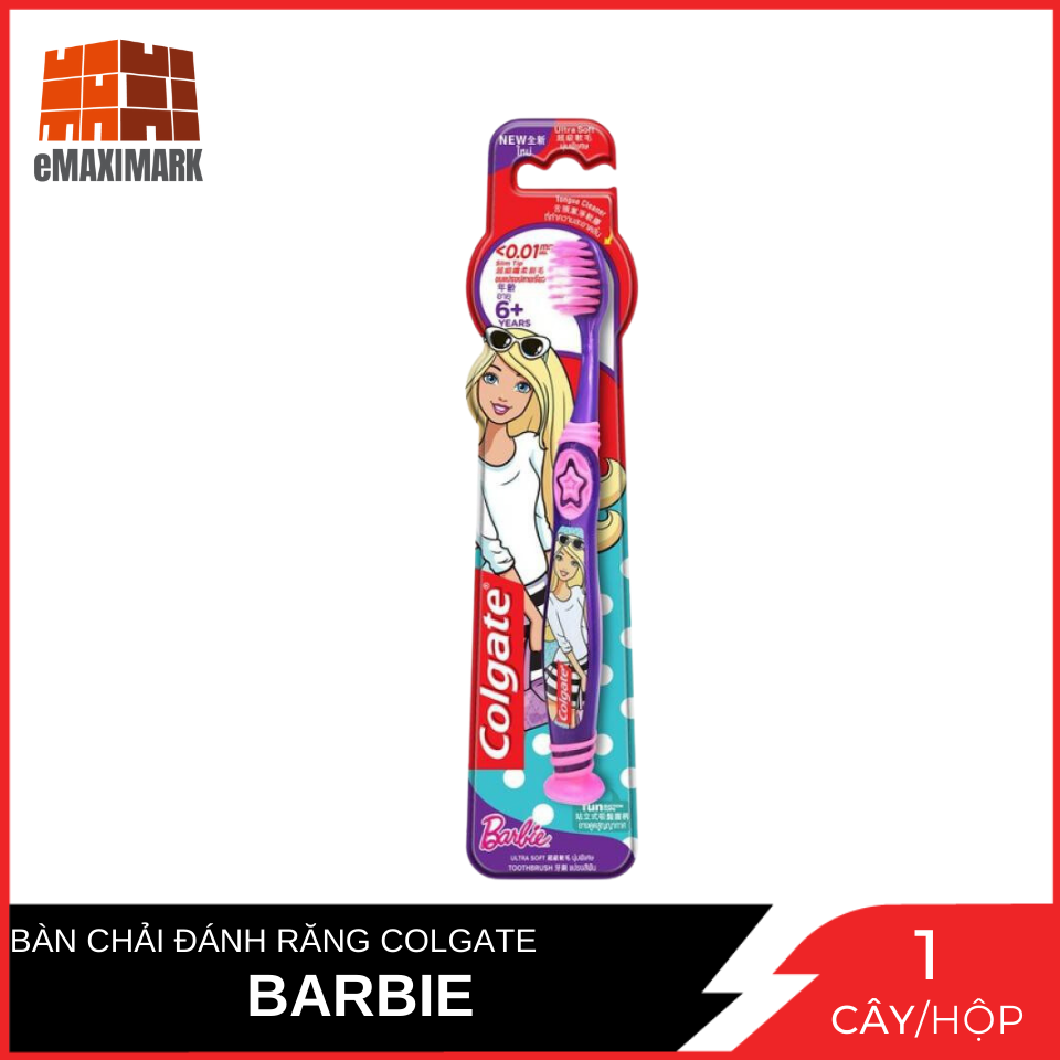 Bàn chải đánh răng Colgate Trẻ em Smile 5 - 9 Tuổi Barbie