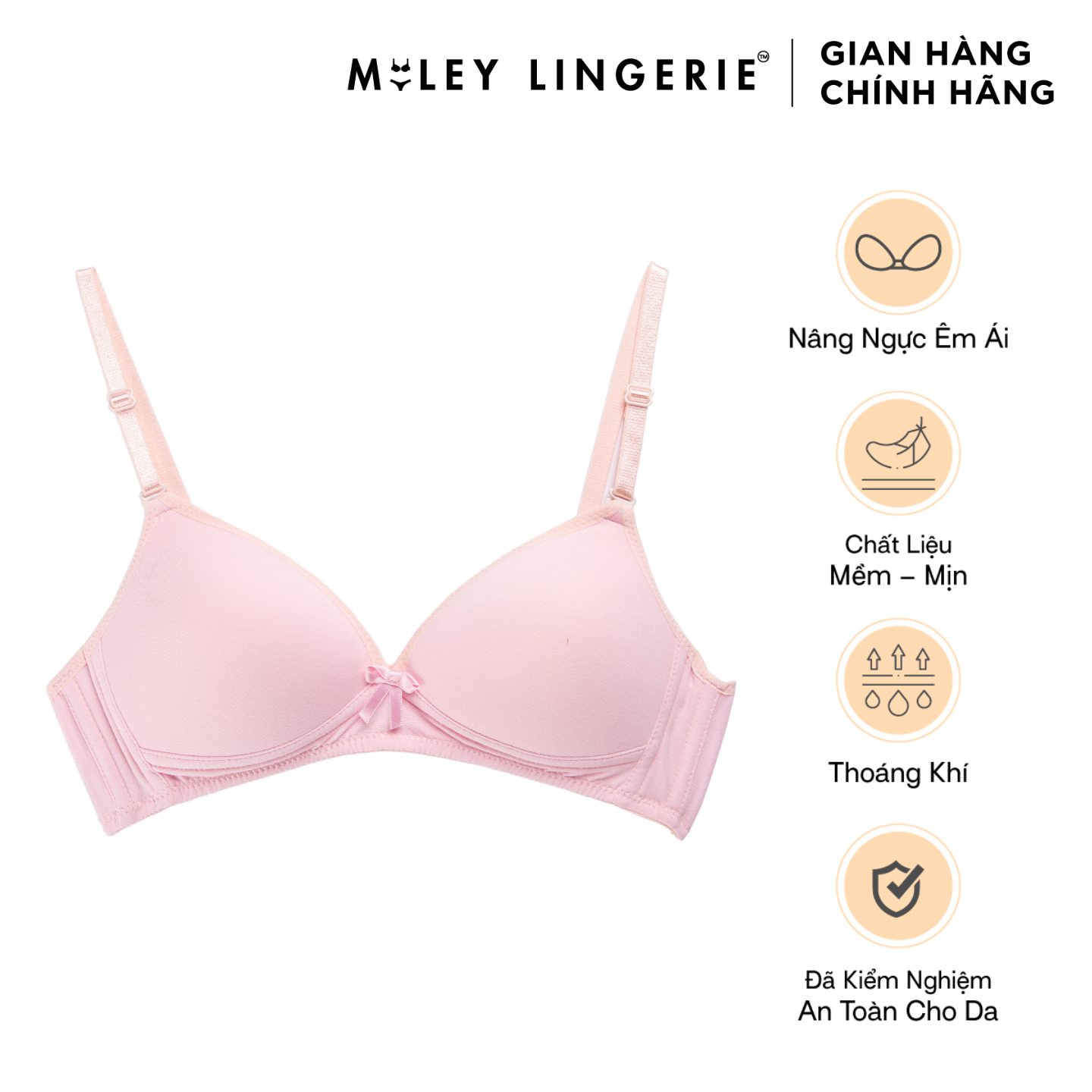 Hình ảnh Áo Ngực Nữ Cotton Miley Lingerie BRW12005