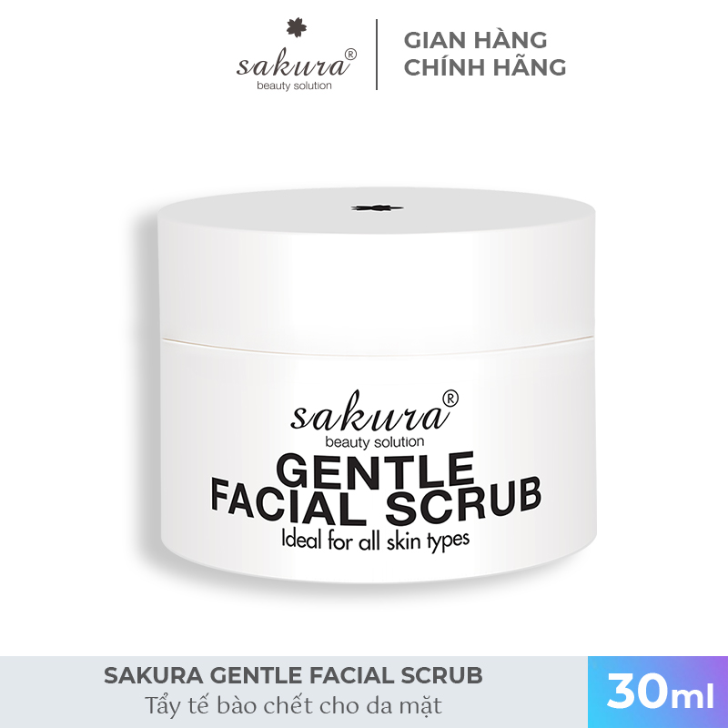 Tẩy tế bào chết da mặt Sakura Gentle Facial Scrub 30ml