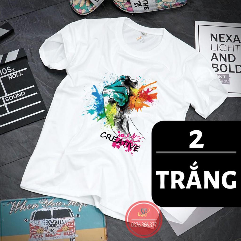 Áo thun ngắn tay - Thun cotton 4 chiều - Đủ size - Mẫu ngẫu nhiên | SGSHOP