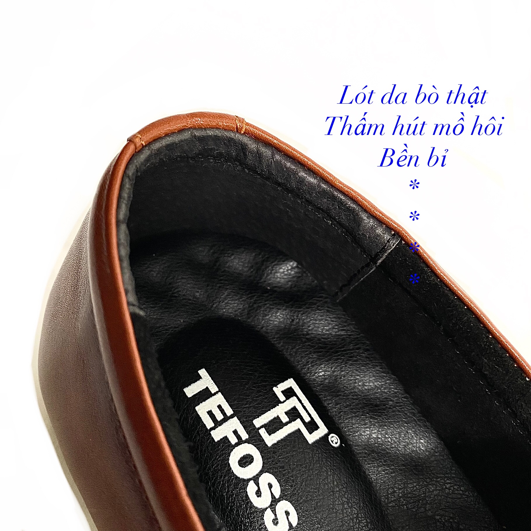 Giày lười nam da bò thật Loafer/Moca TEFOSS HT511 trơn đen và nâu sang trọng size 38-44