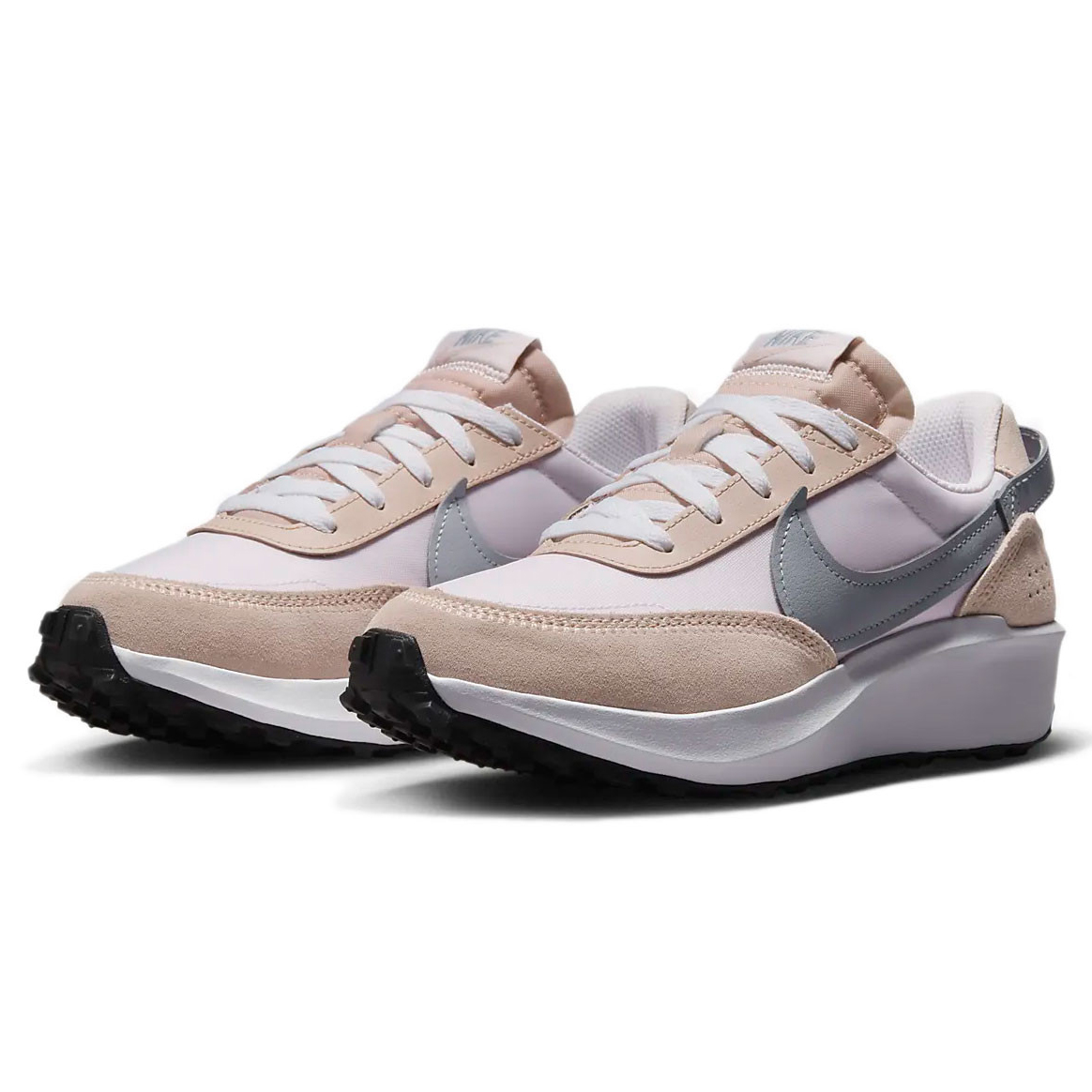 Giày thời trang Nữ WMNS NIKE WAFFLE DEBUT - PINK OXFORD/WOLF GREY-PEARL PINK-WHITE - 6 US