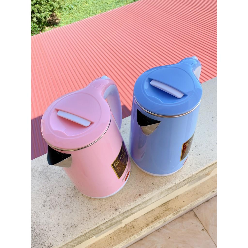 Ấm Siêu Tốc 2 Lớp Cách Nhiệt - Bình Đun Nước Thái Lan 2.5L - Xuất Khẩu Việt Nam