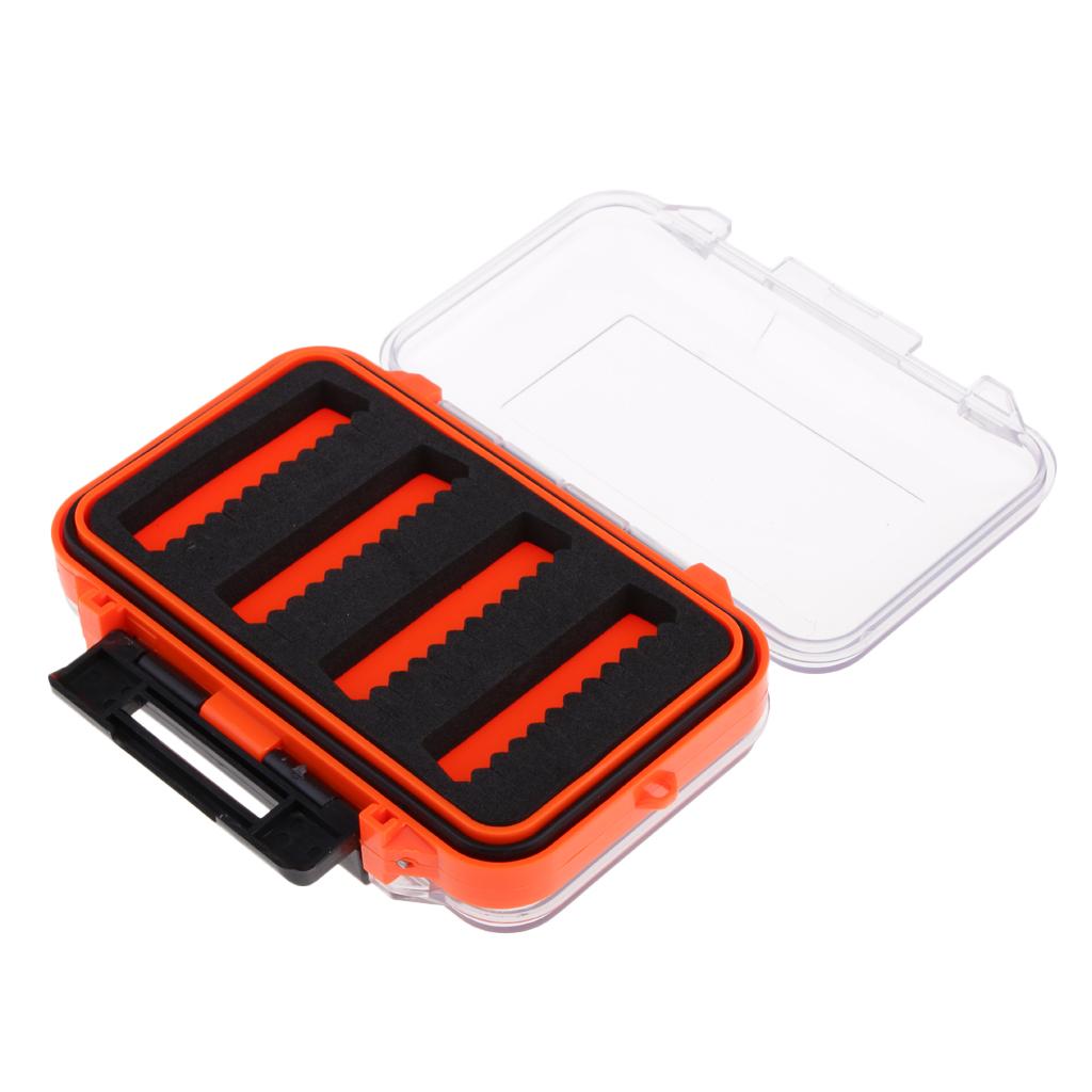 Double Sided Fly Fly Box Slit Bọt Fly Fishing Hook Jigs Storage Case