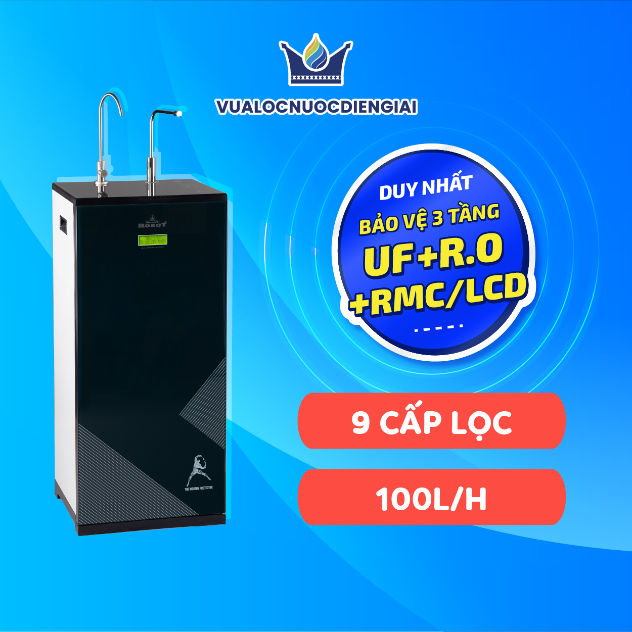 Máy Lọc Nước ROBOT Nóng Thông Minh Bán Công Nghiệp SPRING PRO 939GHQ-UR - Hàng chính hãng
