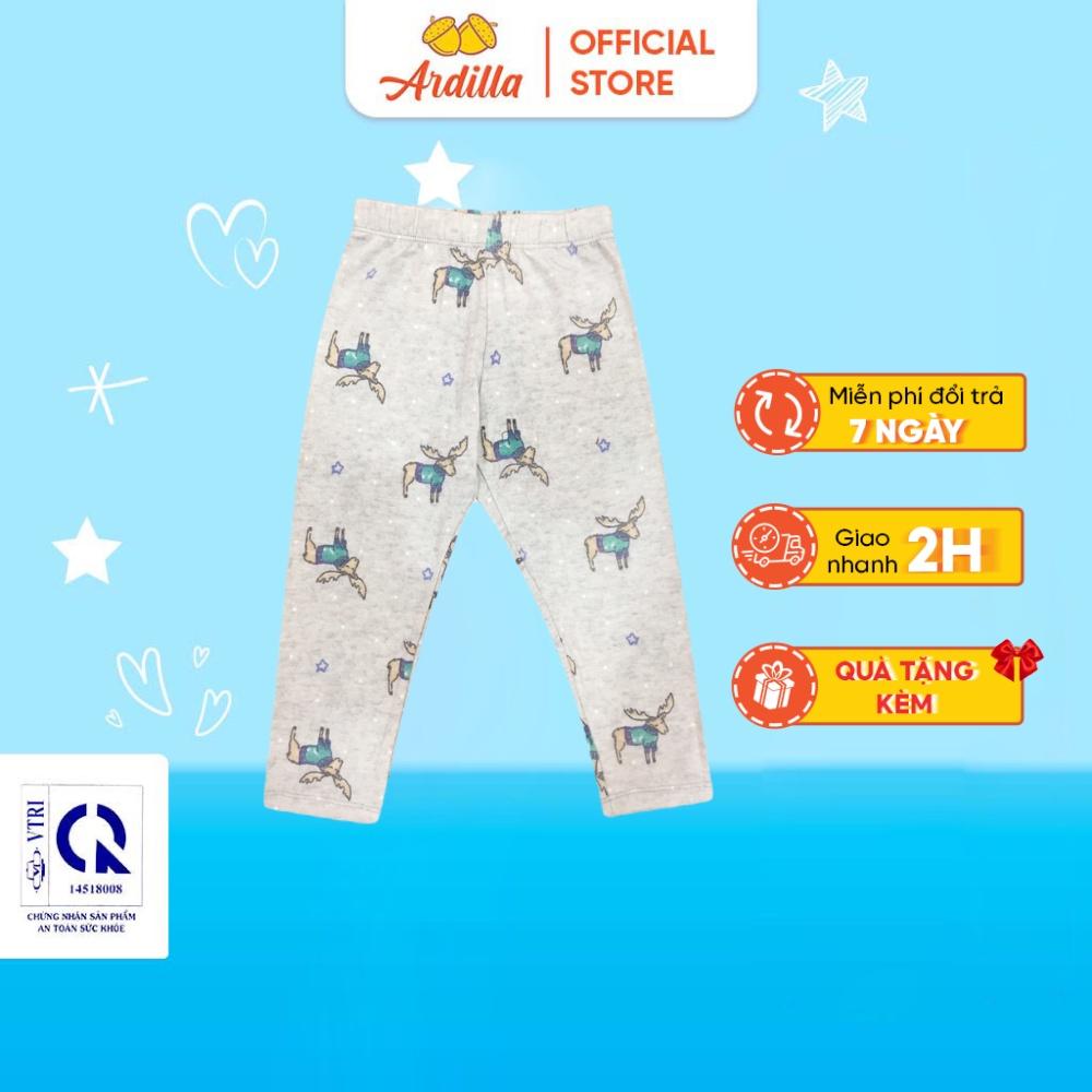 Quần Legging Bé Gái Họa Tiết Cho Bé 2-13 Tuổi ARDILLA Vải Mềm Mịn, Co Giãn 4 Chiều Tạo Cảm Giác Thoải Mái KT147GW20