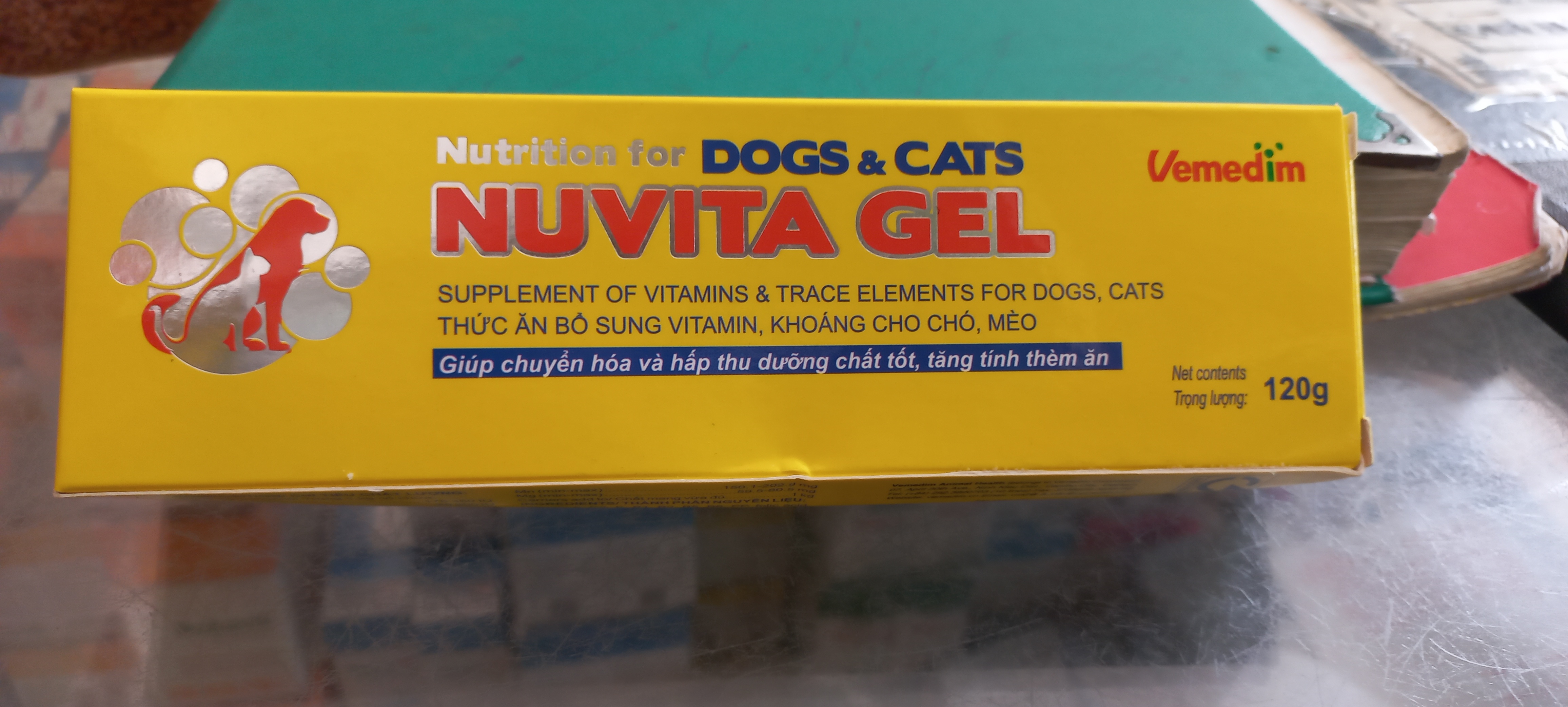 Nuvita gel vemedim dinh dưỡng chó mèo 120gr