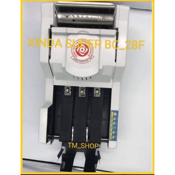 Máy đếm tiền xinda supper bc_28F, phát hiện tiền lẫn loại,phát hiện tiền gi.ả chính xác cao