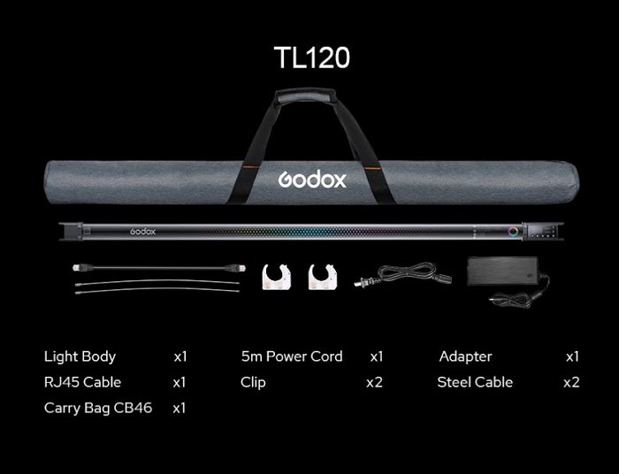 Đèn led Tube Light Godox TL120 RGB Hàng Chính Hãng