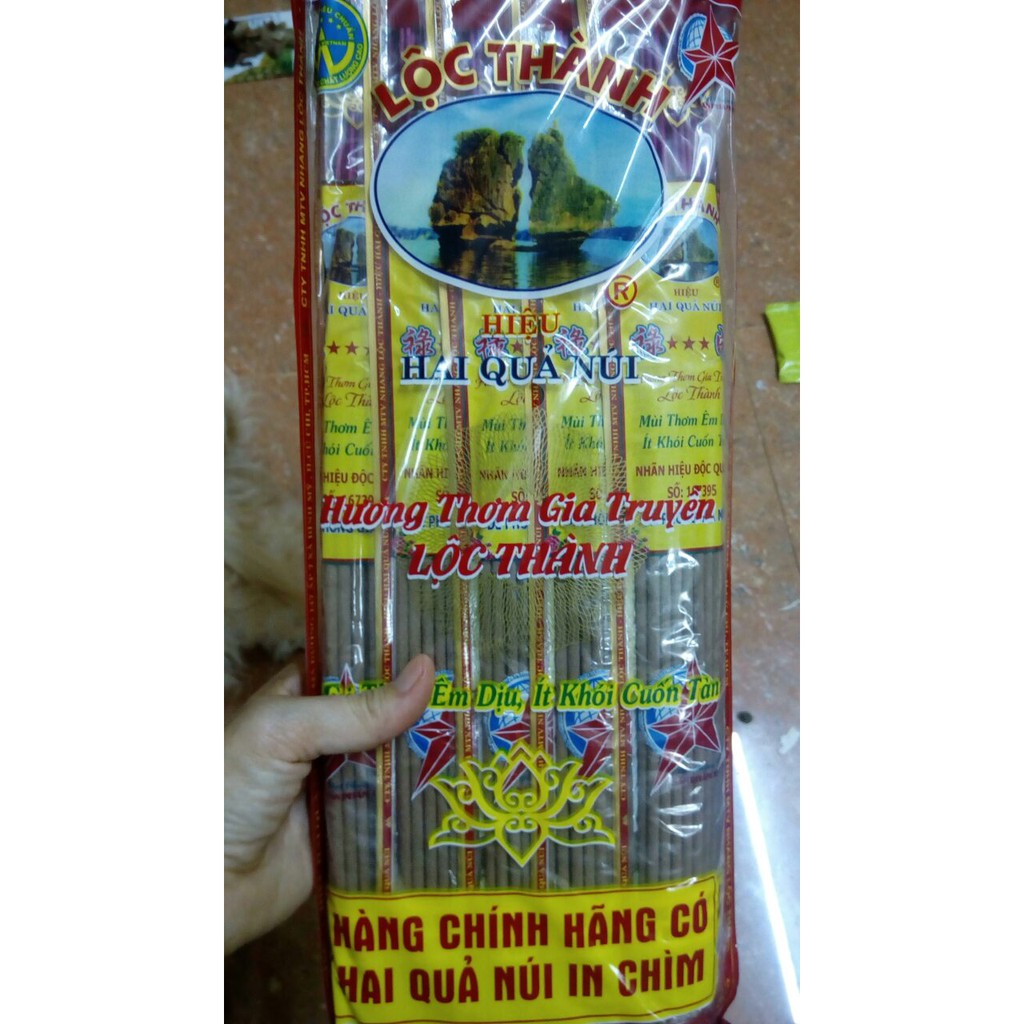 10 thẻ nhang cuốn tàn 2 Quả Núi