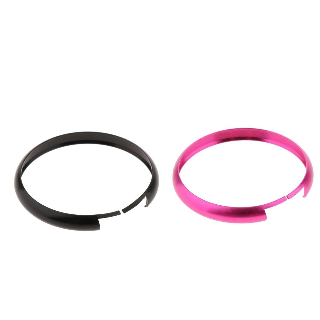 Aluminum Key Trim Chain for Clubman Countryman Black+Pink