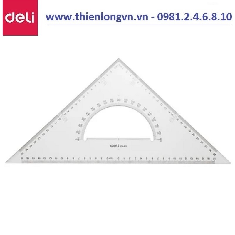 Bộ thước eke 38cm Deli 6440