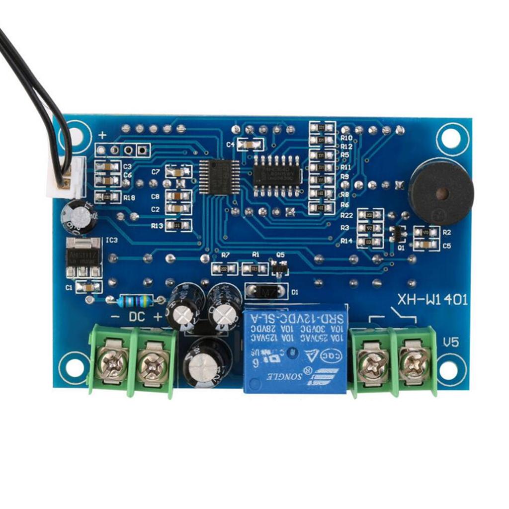 24V LED Thermostat Module Remote Temperature Sensor Relay Output -9-99°C