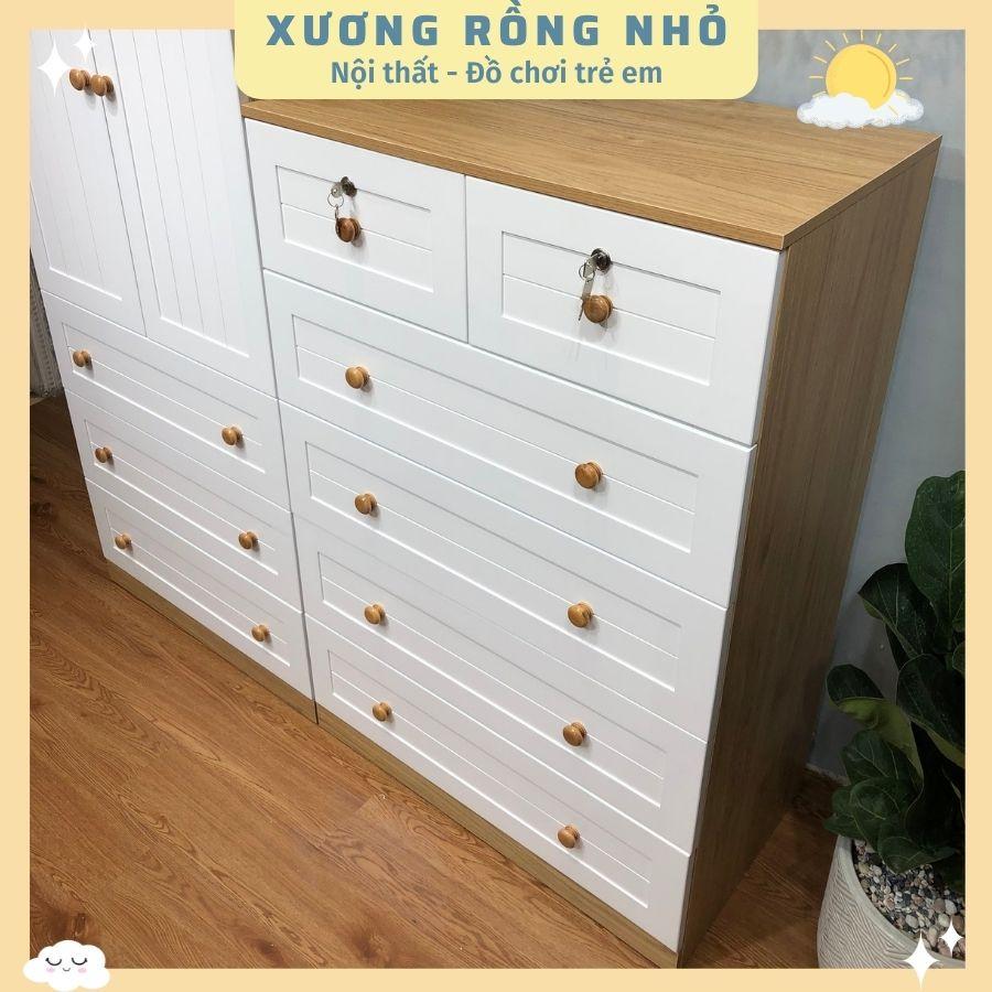SET Tủ quần áo cho bé nhiều ngăn kéo tiện dụng_Tủ quần áo may đo yêu cầu riêng_Xương Rồng Nhỏ