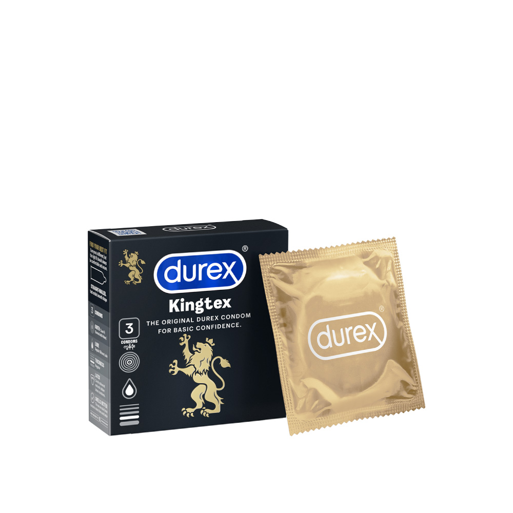 Bao Cao Su Durex Kingtex (Hộp 3 Cái)