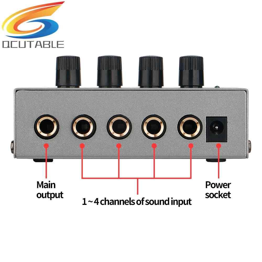 Ultra Bộ Khuếch Đại Âm Thanh 4 Kênh Chuyên Dụng Cho Studio