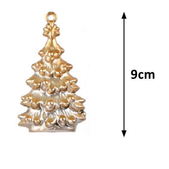 Set 6 Cây Thông E33 9cm Trang Trí Treo Cây Thông Giáng Sinh Decor Noel