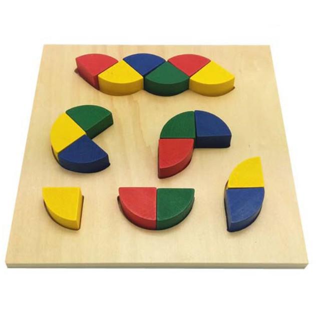 Ghép hình hình dạng không đồng dạng Montessori (Irregular shape tray)