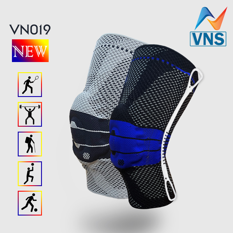 BĂNG BẢO VỆ KHỚP ĐẦU GỐI 360º VNSPORT - VN019 (Pro) - KNEE SUPPORT 360º VN019 PROFESSIONAL. Độc Quyền Tại VNSport - Hàng Cao Cấp Chính Hãng (1 Chiếc )