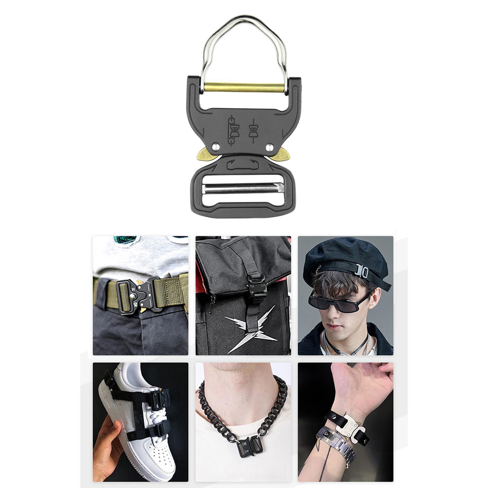 Quick Release Buckle 1.5inch Belt Buckle Hook for Luggage Strap Backpack Bag