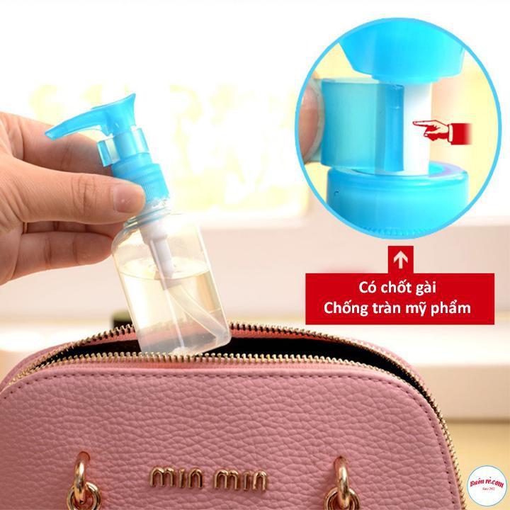 Lọ Chiết Mỹ Phẩm Dạng Vòi 50ml Trong Suốt Thiết kế Sang Trọng 00051