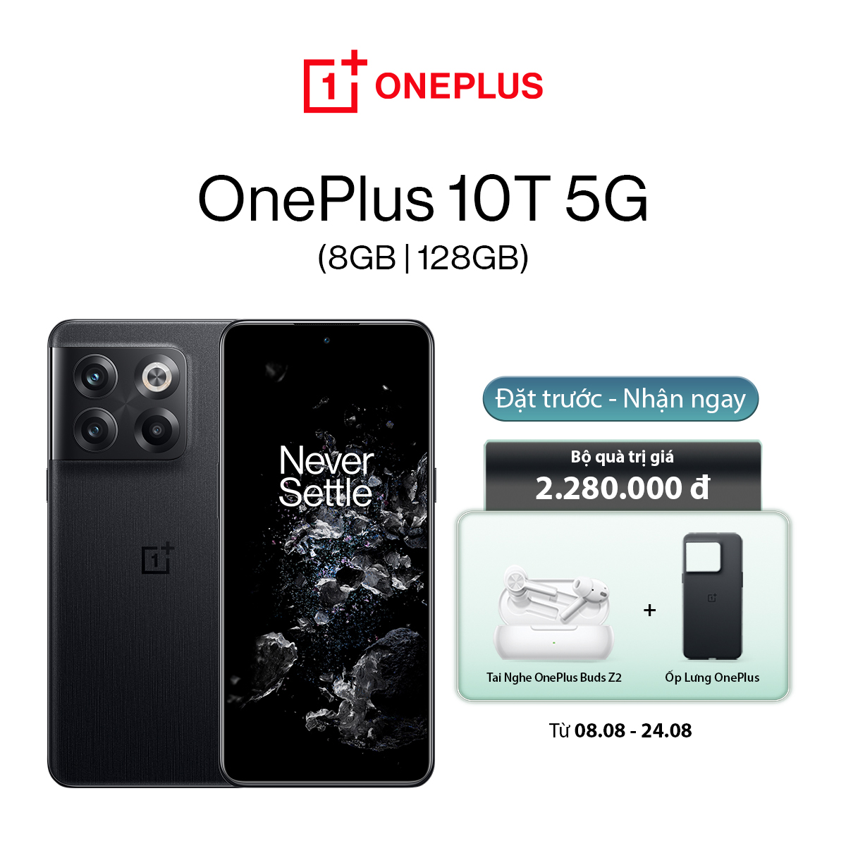 Điện Thoại OnePlus 10T 5G - Hàng Chính Hãng