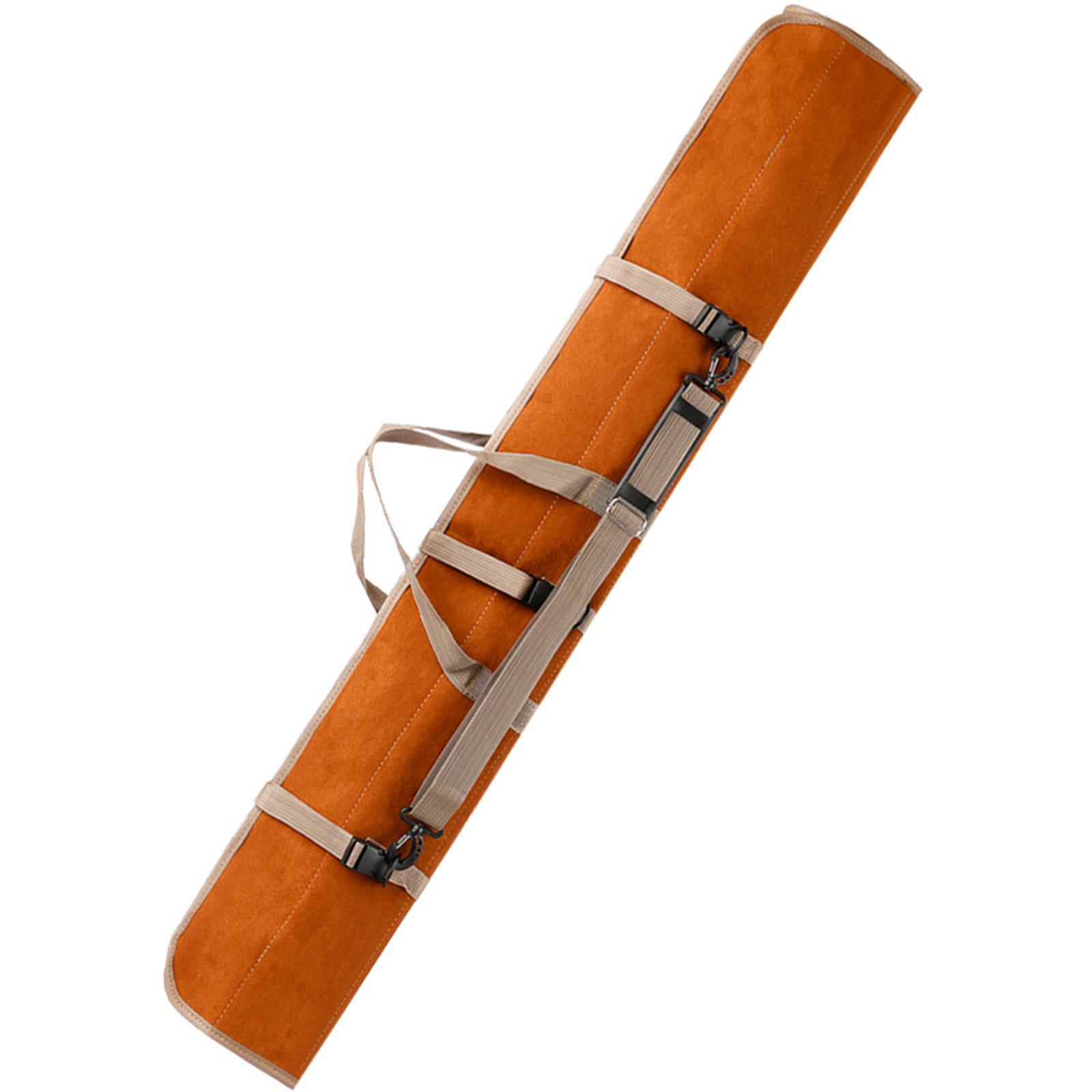 Fishing Rods Bag Travel Carry Case Nylon Waterproof Carrier Bag Outdoor Protection Bag Adjustable Strap Portable Fishing Tackle Storage Case
