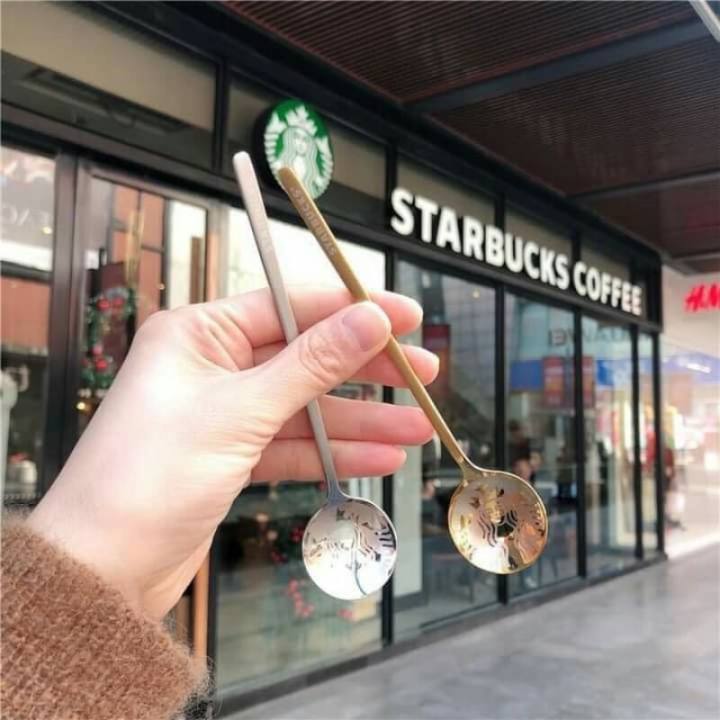 SET 4 THÌA INOX STARBUCKS CÓ HỘP ĐỰNG ĐI KÈM SANG TRỌNG