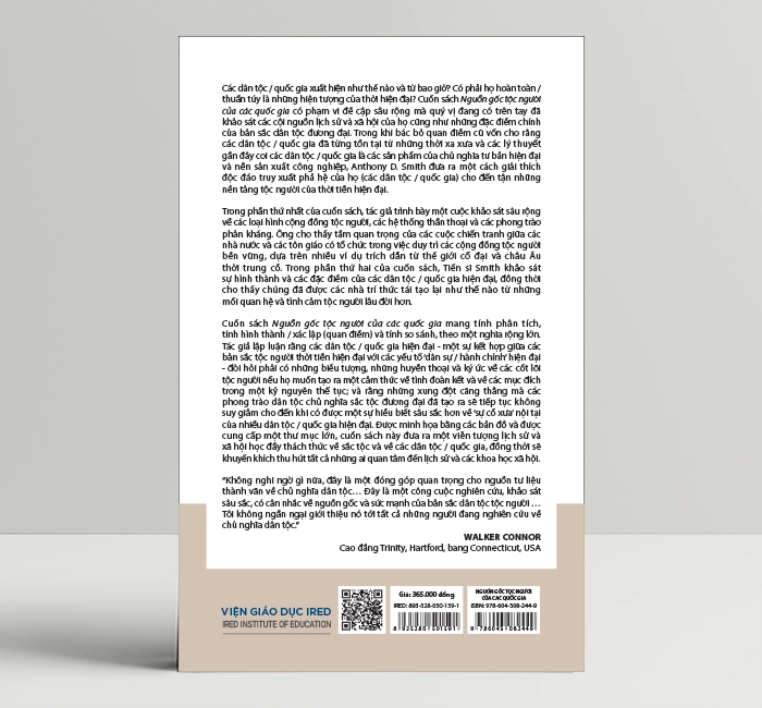 Nguồn Gốc Tộc Người Của Các Quốc Gia (The Ethnic Origins of Nations) - Anthony D. Smith