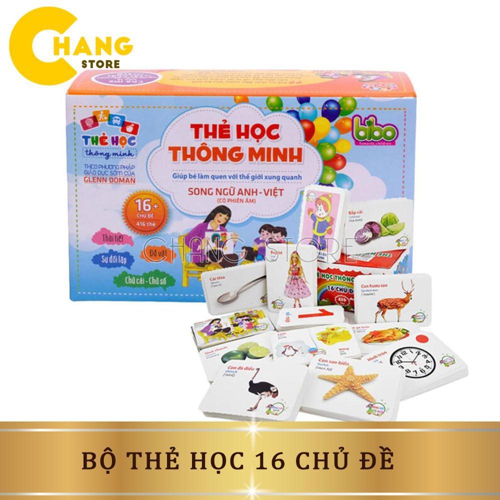 Bộ Thẻ Học 16 Chủ Đề Thông Minh Cho Bé