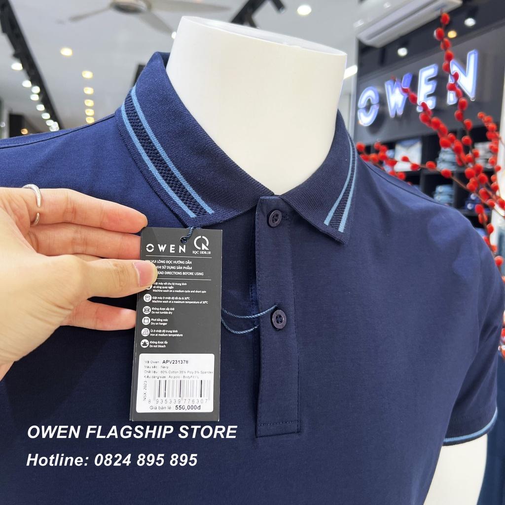 Áo Polo nam Owen chất Cotton thấm hút mồ hôi thoáng mát Mã APV231378