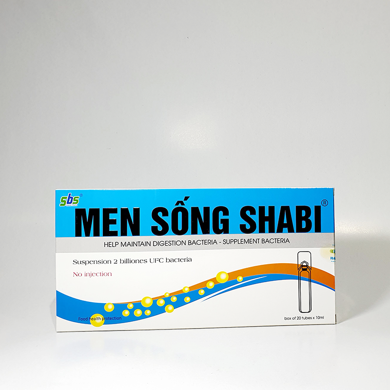 Giảm tiêu chảy, táo bón, rối loạn tiêu hóa do loạn khuẩn đường ruột- Men sống SHABI bổ sung hàng tỷ lợi khuẩn cân bằng hệ vi sinh đường ruột, giúp hệ tiêu hóa khỏe mạnh - hàng chính hãng