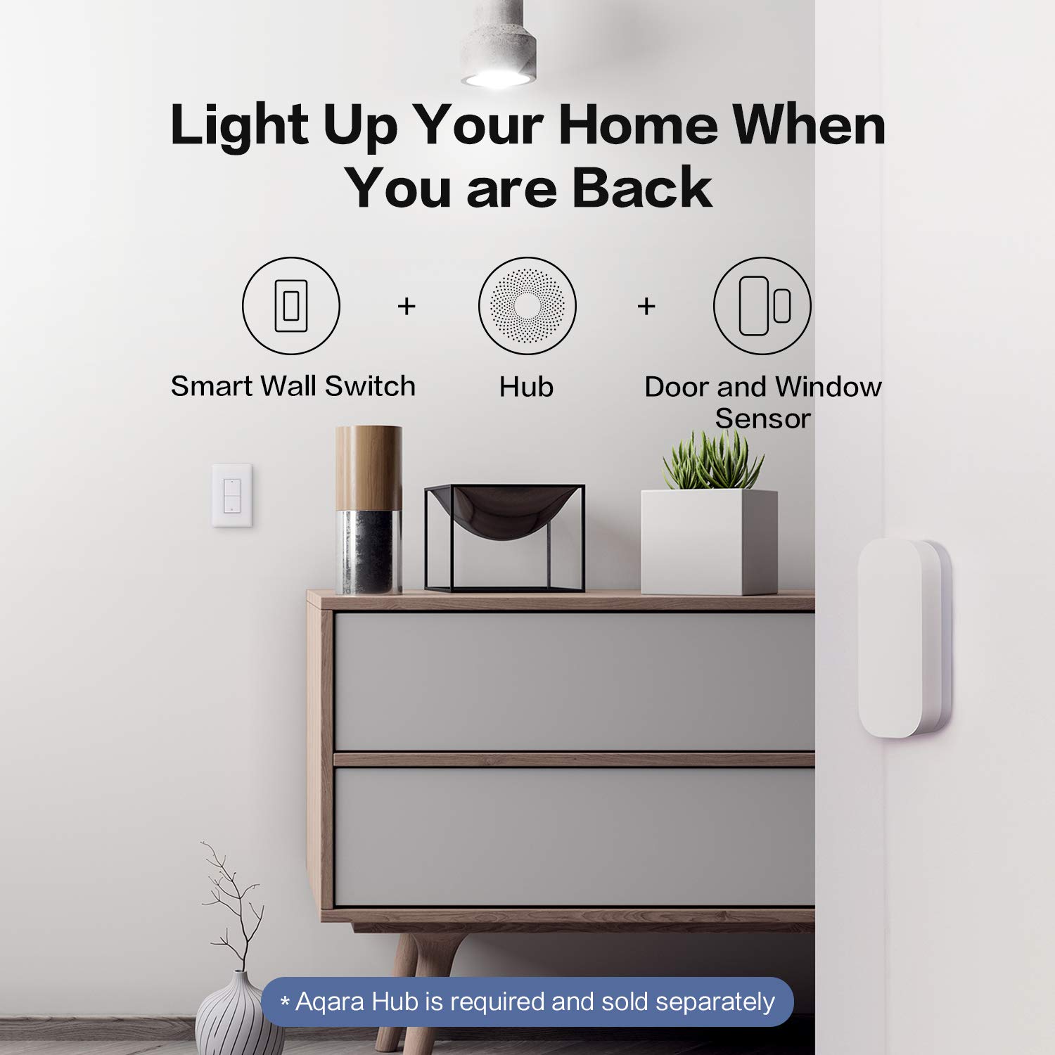 Công tắc chữ nhật thông minh Aqara Q1 Smart Wall Switch US Zigbee - Bản Quốc Tế - Hàng Chính Hãng