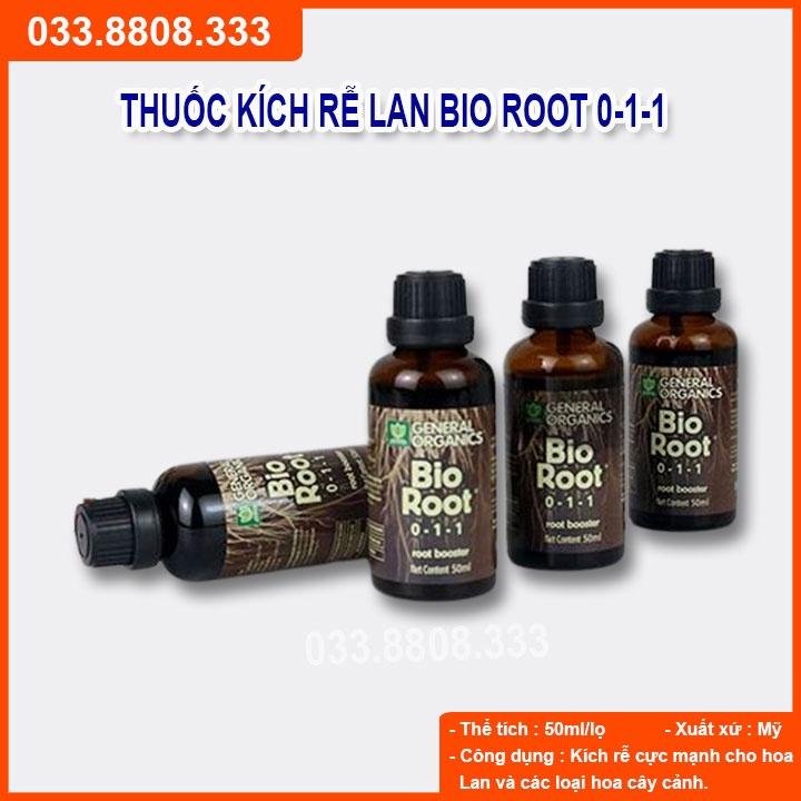 Chế phẩm hữu cơ kích rễ cực mạnh Bio Root 0-1-1 chai 50 ml