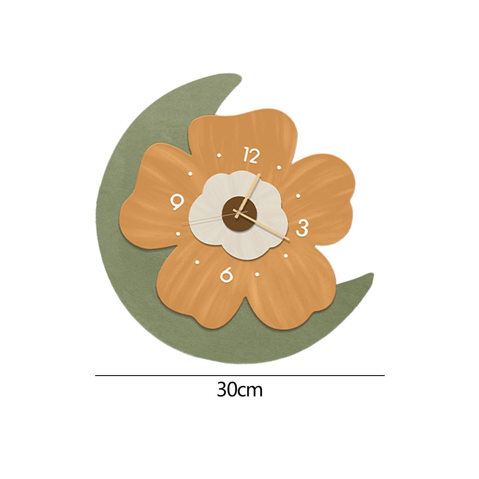 Wall Clock Art Clock Mute Minimalist Modern Ornament Decorative Clock for Study Room Home Living Room Dining Room Decoration