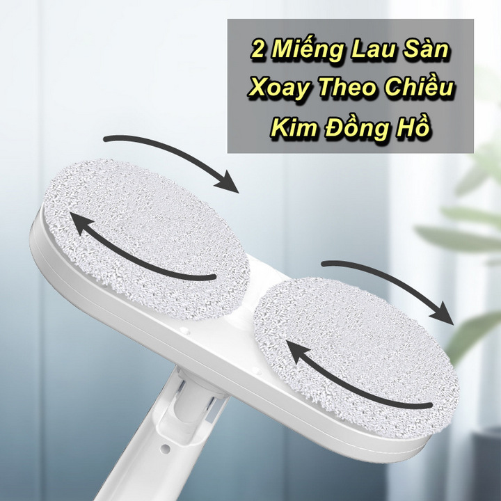 Cây Lau Nhà Tích Điện Không Dây S5 Tích Hợp Pin 2000mAh - Home Decor Furniture