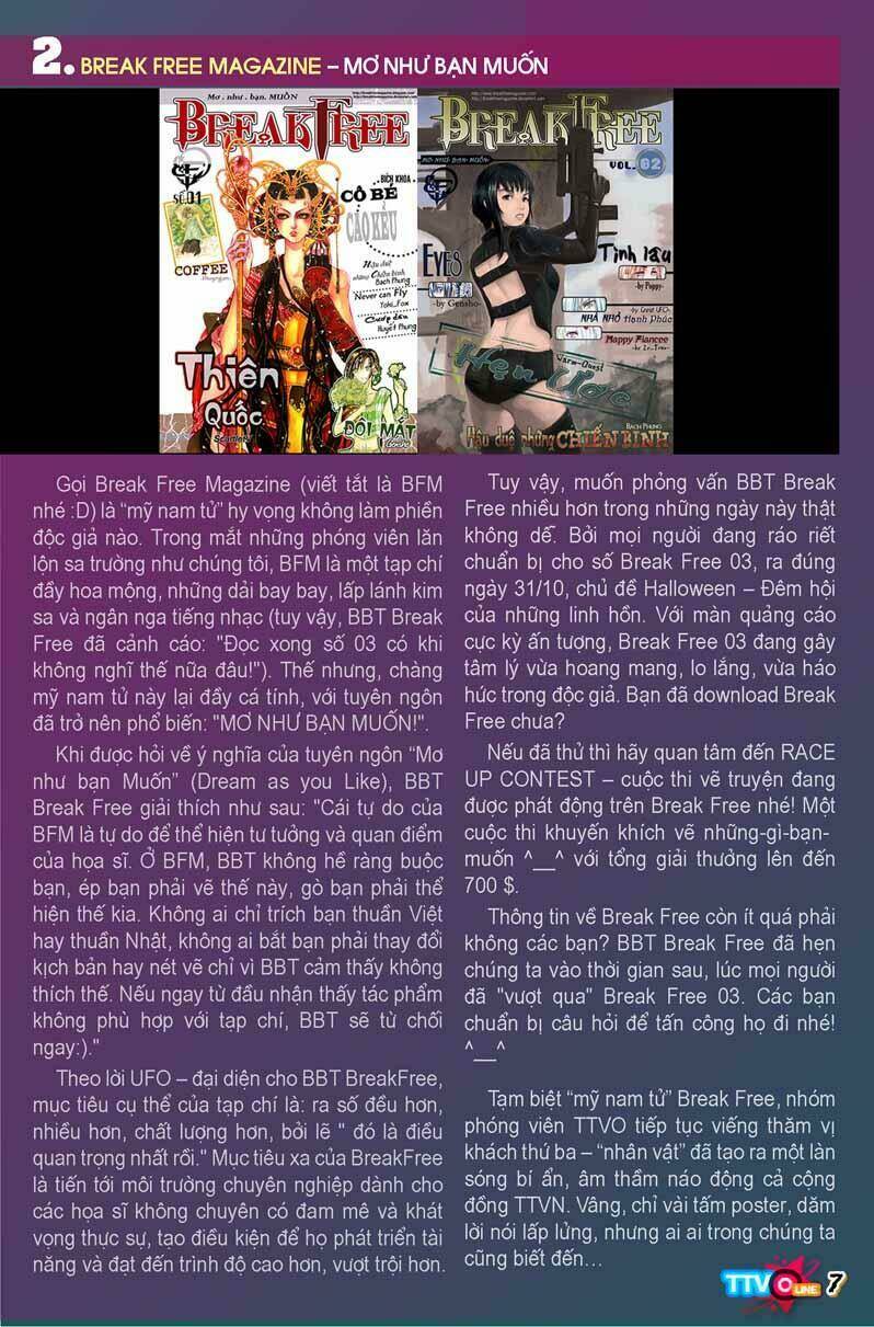 tạp chí truyện tranh việt nam online - ttvo chapter 3 9