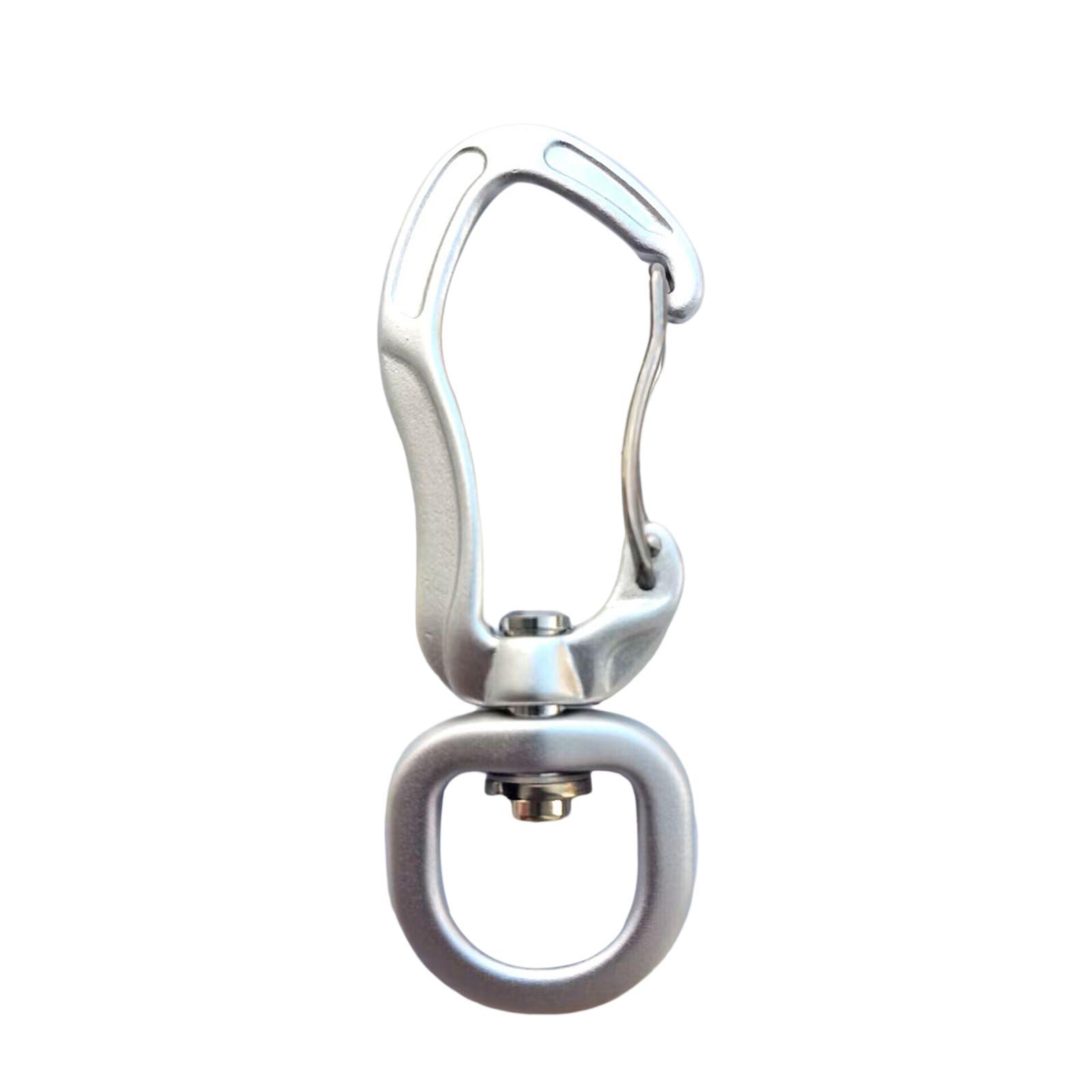 Swivel Carabiner Clip Aluminium Carabiner for Key Chain Hiking Sports Boat Anchor Rope