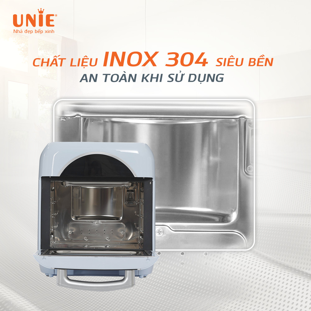 Nồi Chiên Hơi Nước UNIE STEAM COLOR Tiêu Chuẩn Đức Dung Tích 15 Lít Công Suất 1635 W - Hàng Chính Hãng