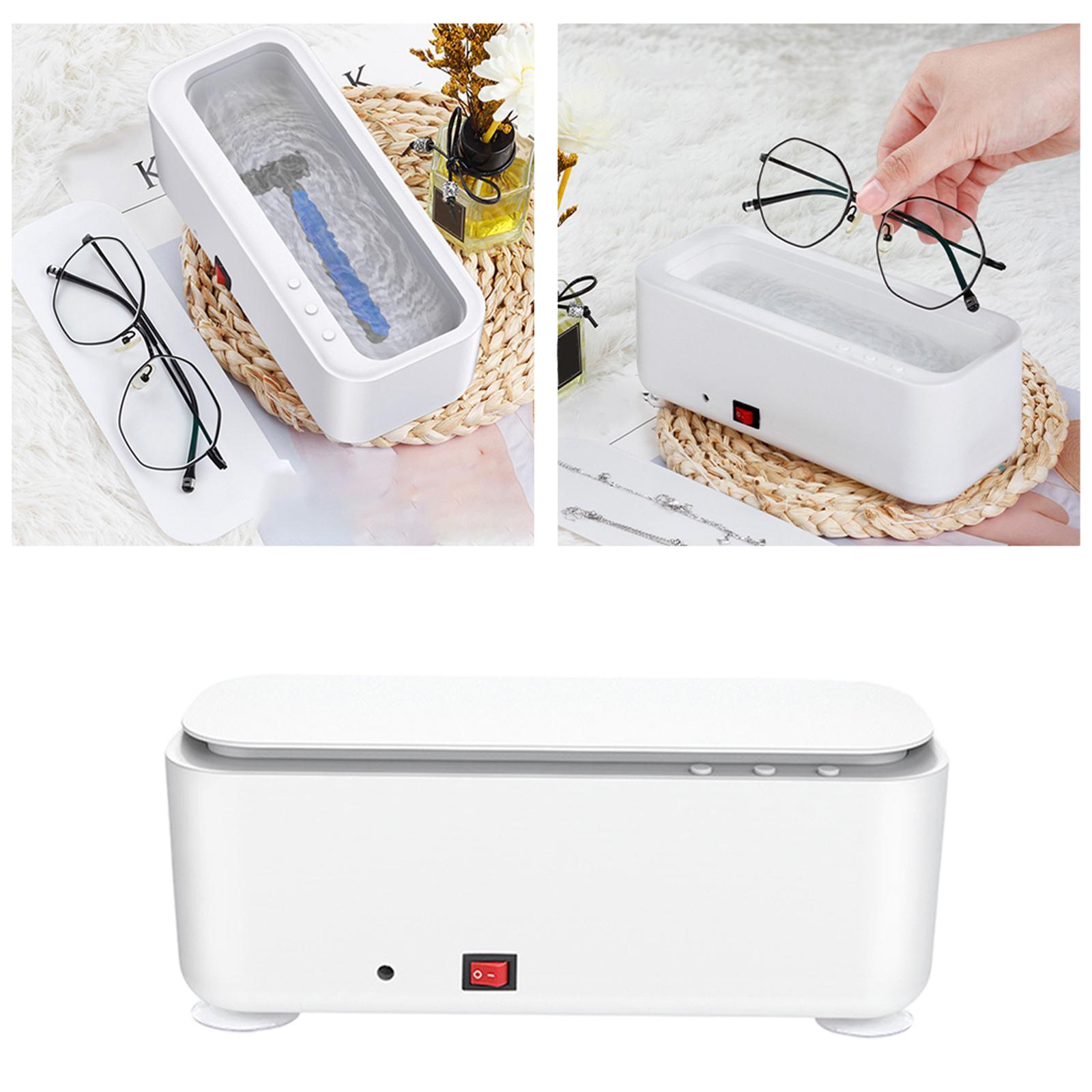 Portable Ultrasonic Cleaner High Frequency Vibration Electric for Rings Coin