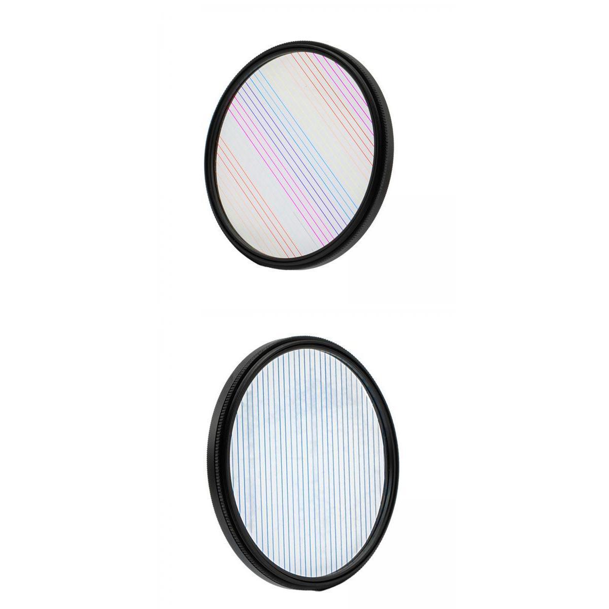 2pcs Streak Filter Special Effects Filter Camera Accessories 77mm Streak