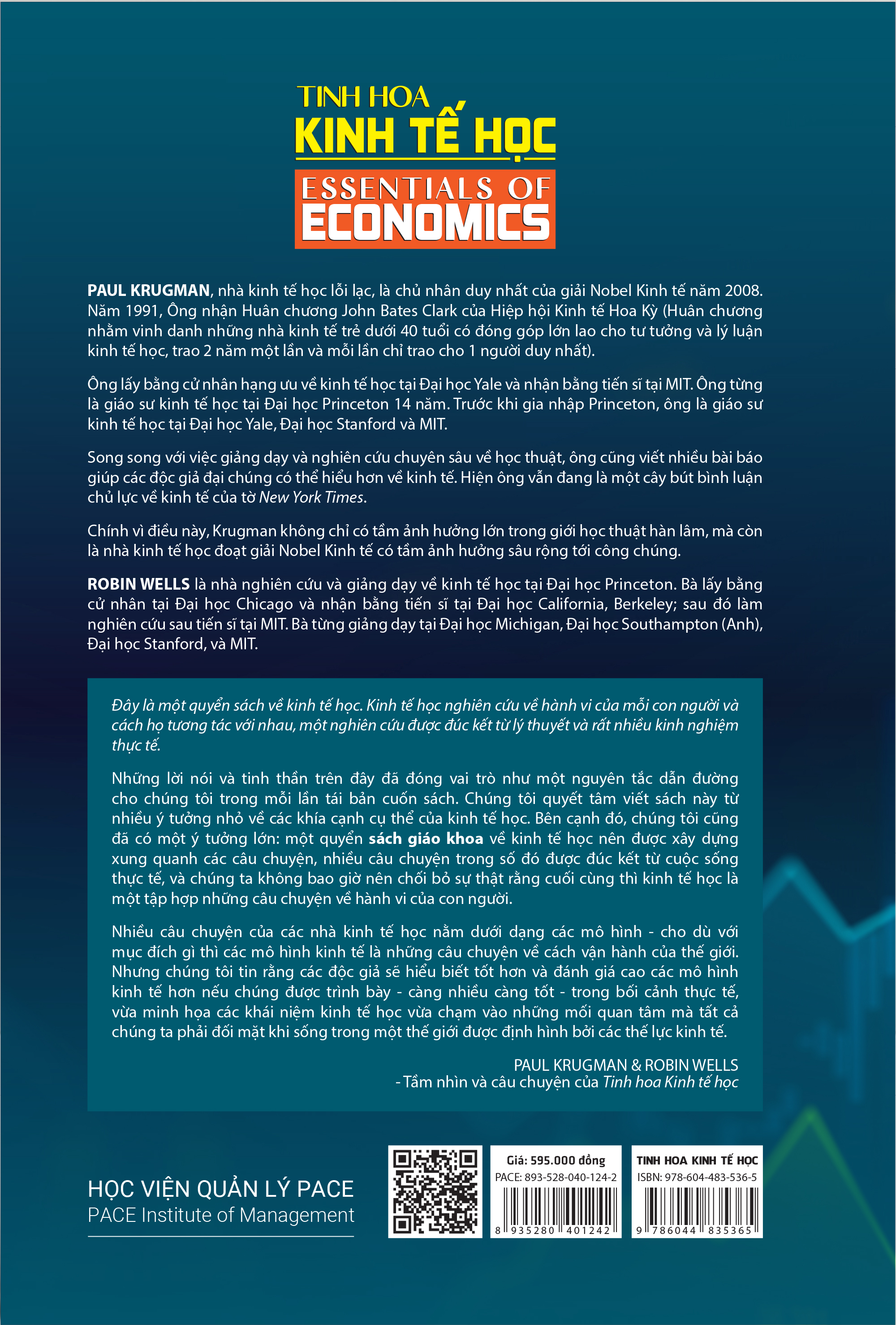 (Tái bản mới nhất) TINH HOA KINH TẾ HỌC (Essentials of Economics) - Paul Krugman &amp; Robin Wells (bìa cứng)