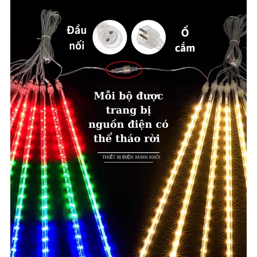 Đèn Led Sao Băng 8 ống 50cm Đủ Màu, dây đèn led trang trí sao băng
