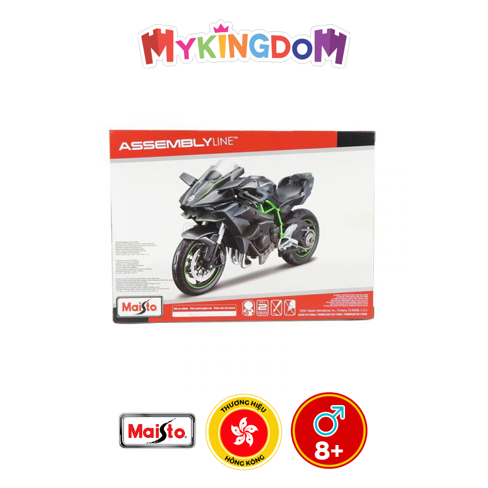 Đồ Chơi MAISTO Xe Mô Tô Lắp Ráp Kawasaki Ninja H2TM R Tỉ Lệ 1:12 39198/MT39051AL