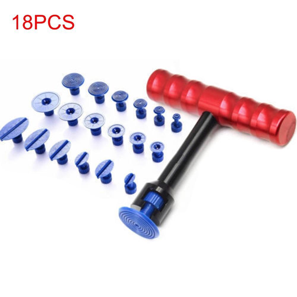 Bộ dụng cụ 18 món kéo sửa chỗ lõm trên thân xe hơi